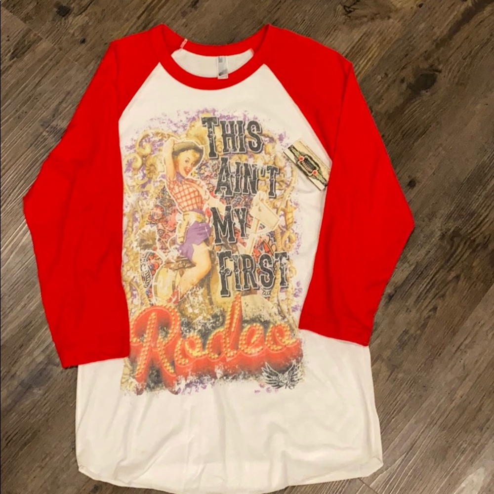 Raglan T-Shirt 3/4 Sleeve 50/50